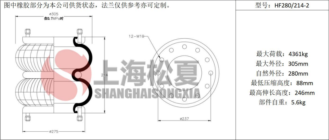拖車用<a href='http://www.zj17tou.cn/' target='_blank'><u>空氣彈簧</u></a>